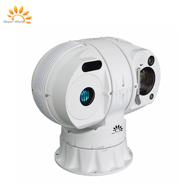 640 x 512 gemotoriseerde scherpstelling thermische beveiligingscamera met detectiebereik tot 5 km